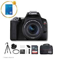 Cámara Canon EOS SL3 + Lente EF-S 18-55MM IS STM + Kit Ultimate